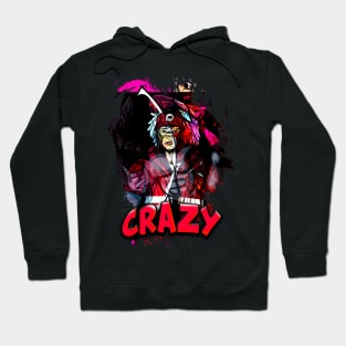 Crazy world t-shirt design Hoodie